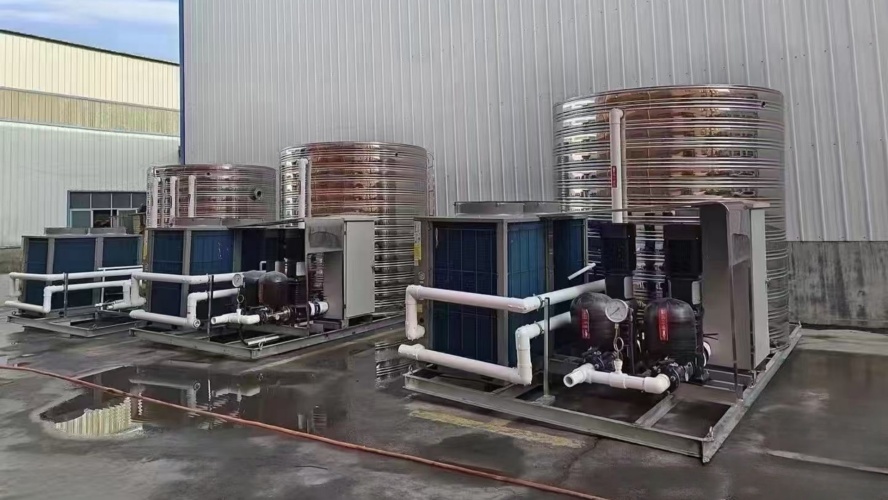 Etablerar en egenbyggd industripark för grön upprustning! Värmepumpar med två källor sätter ett nytt riktmärke för fabriksbyggnader utan koldioxidutsläpp. Etablerar en egenbyggd industripark för grön upprustning! Värmepumpar med två källor sätter ett nytt riktmärke för fabriksbyggnader utan koldioxidutsläpp.